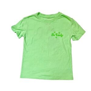 Cat & Jack Basketball Shamrock Graphic Tee Size 5